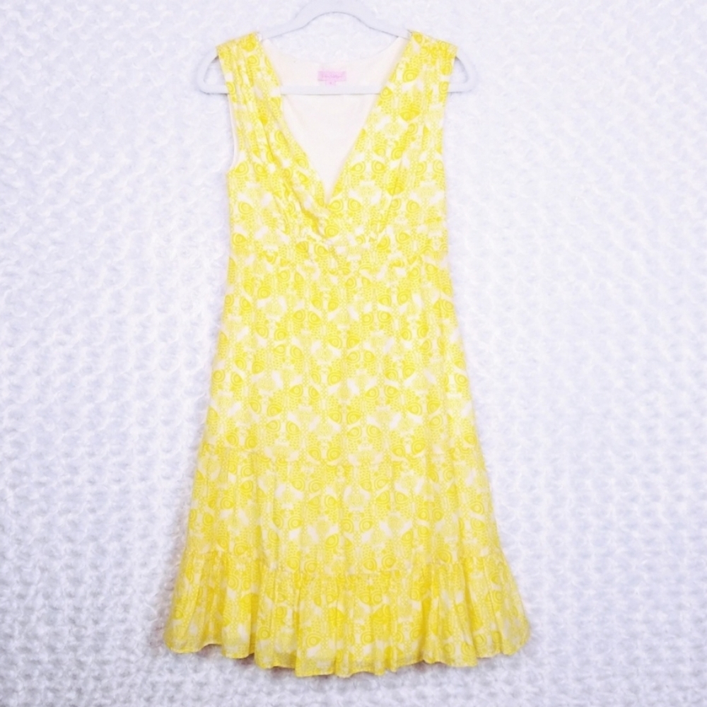 Lilly Pulitzer yellow sundress